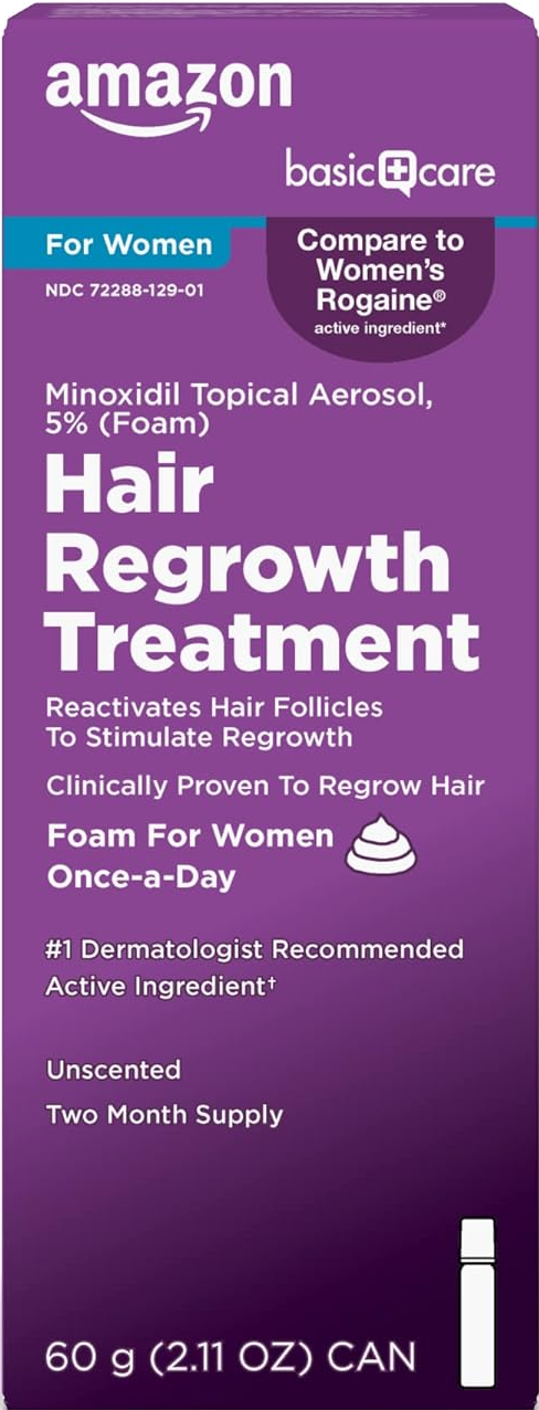 Amazon Basic Care minoxidil for women